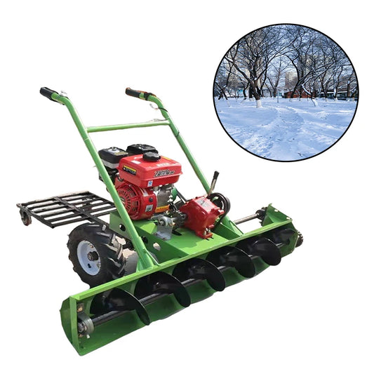Small Road Snow Removal Machine Hand-pushed Community Door Snow Clearing Machine Winter Push Snow Shovel Equipment
