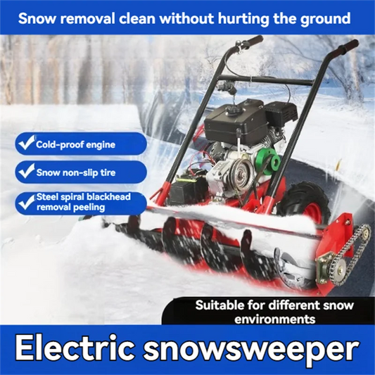 Household Multi-functional Snow Thrower Gasoline&Diesel Oil  Snow Clearing Car Hand Push Snow Removal Machine