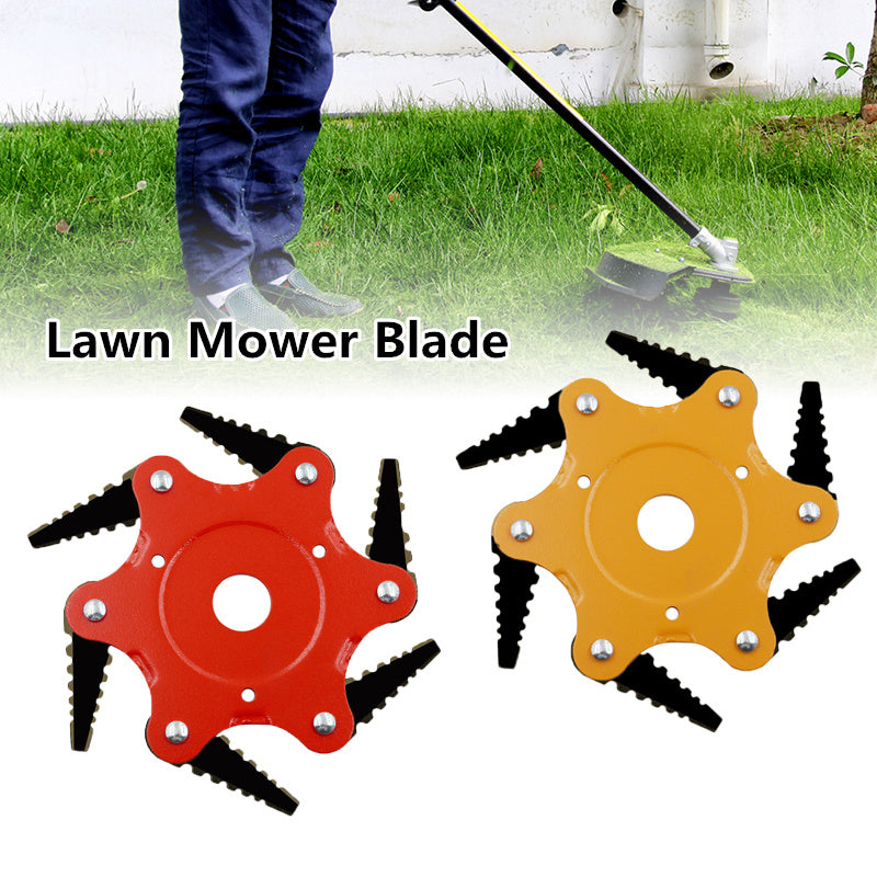 Toothed Lawn Mower Six-Blade Accessories - Lawnbeast